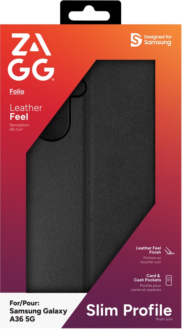 Zagg Samsung Galaxy A36 pungetui (sort)