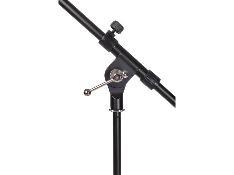 Bemero Bodenstativ MS-9010BK Mikrofon Bodenstativ mit Schwenkarm