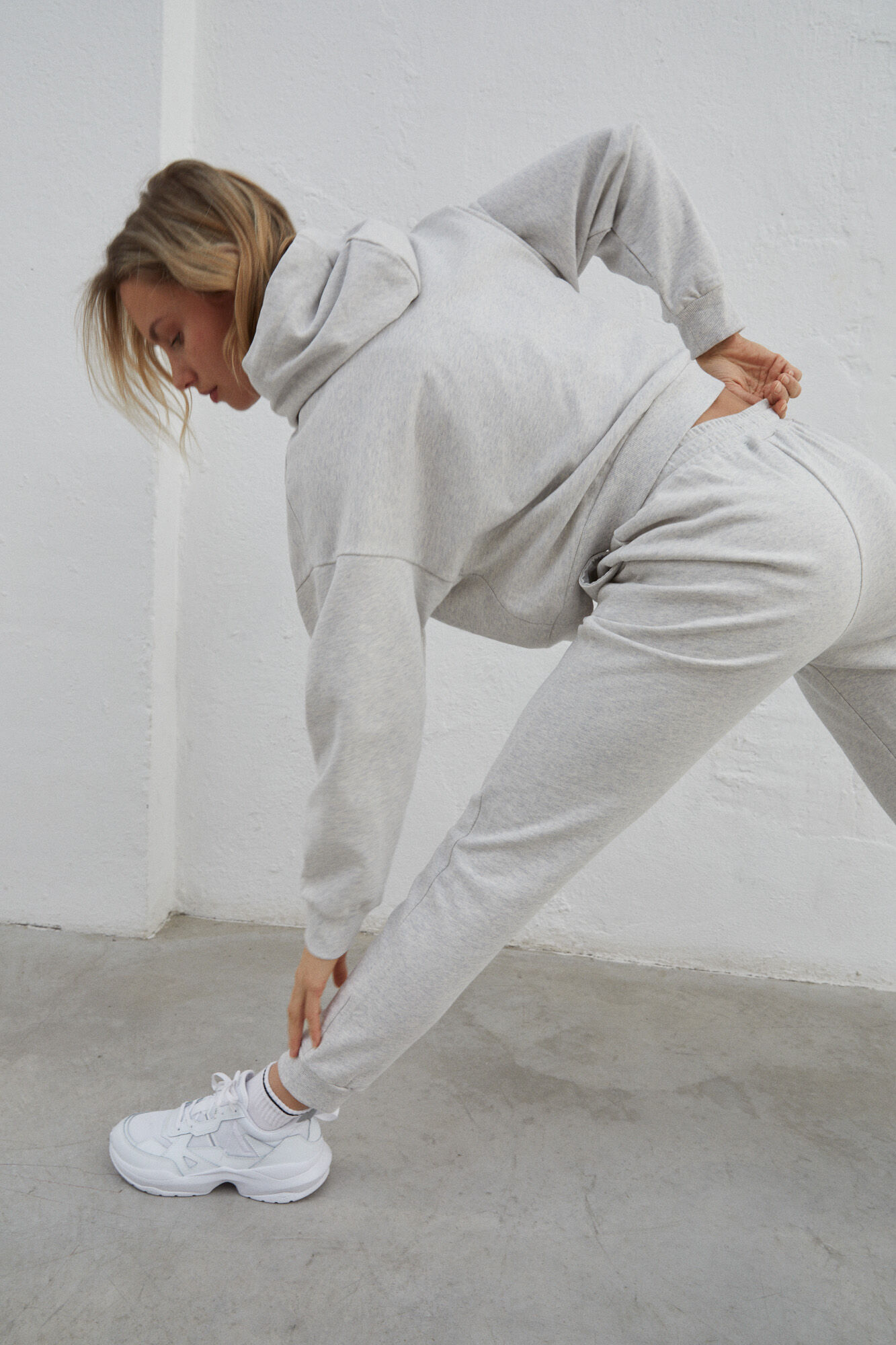 Calça jogger 100% algodão, cinza - cinza