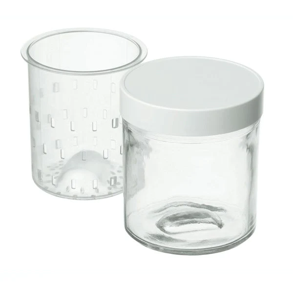 2 pots faisselles avec égouttoirs 250 ml YM402E Cuisinart
