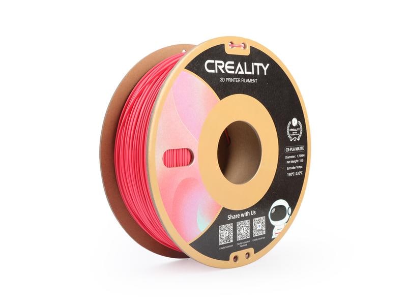 Creality Filament PLA, Erdbeerrot, 1.75 mm, 1 kg 1.75 mm PLA Filament für 3D Drucker