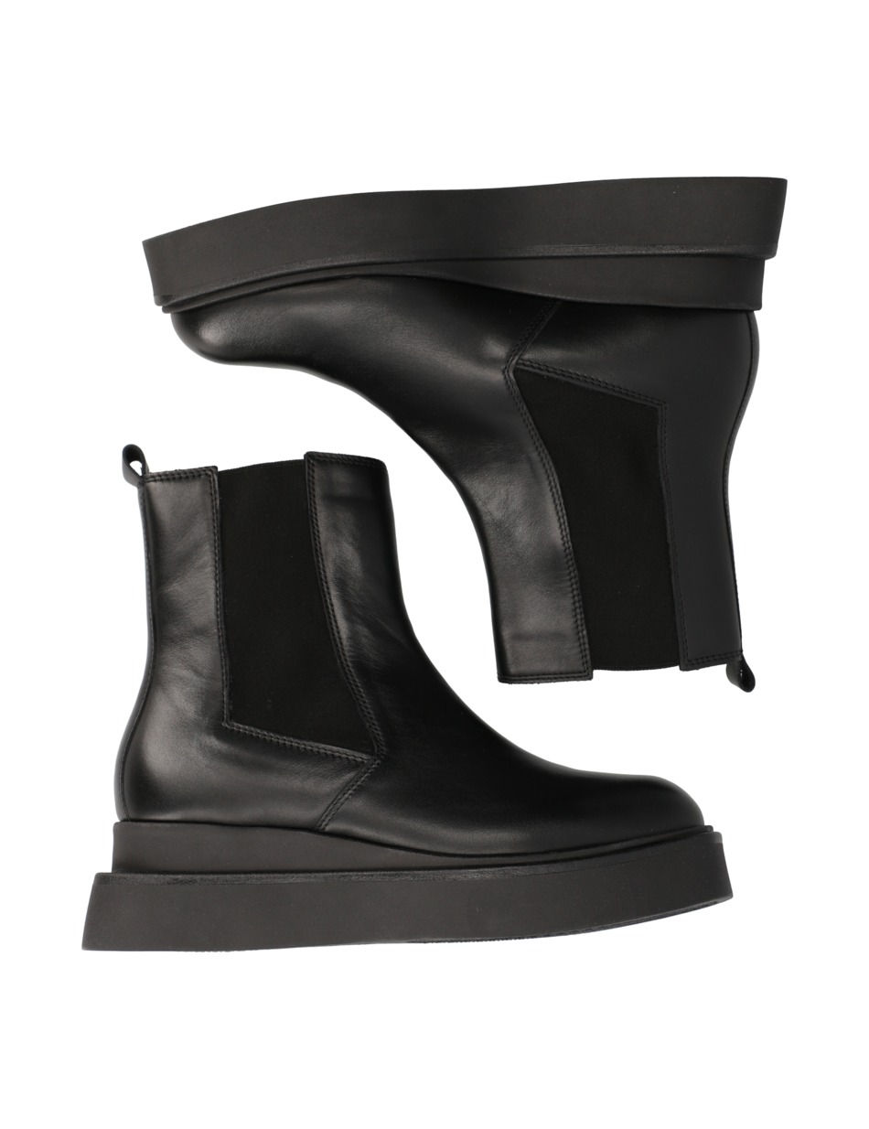 Glattleder Chelsea Boot