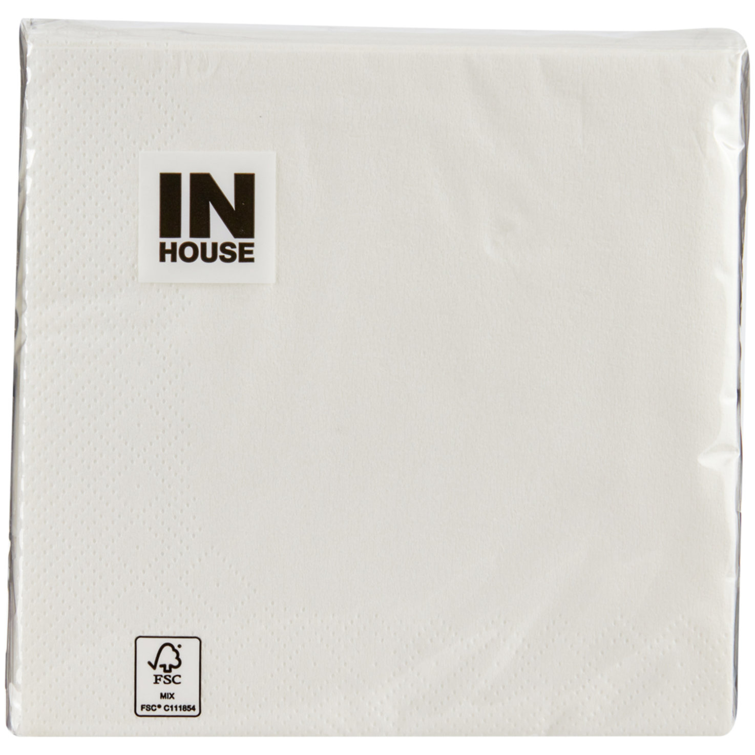 Inhouse Servietten weiss 30 Stück