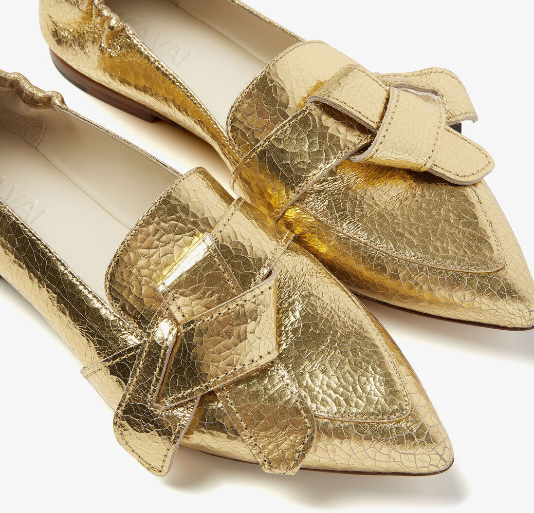 VIA VAI gouden via vai loafers lola rayne