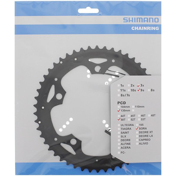 Shimano Sora klinge Ø 130 mm 50T sort
