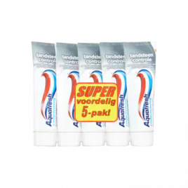 Aquafresh Tandsteen controle 3 in 1 tandpasta 5-pack
