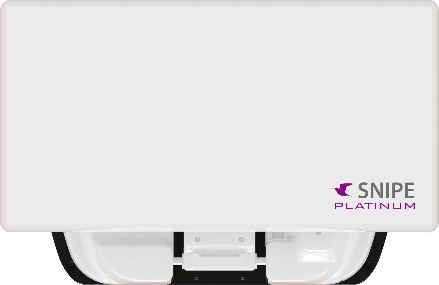 Selfsat Snipe Platinum vollautomatische Flachantenne mit Bluetooth Fernbedienung  Twin LNB