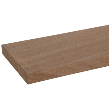 Schaaflat hardhout 27x190mm 270cm