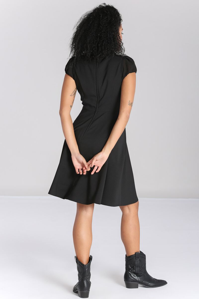 Roesia Dress | Hell Bunny Robe mi-longue
