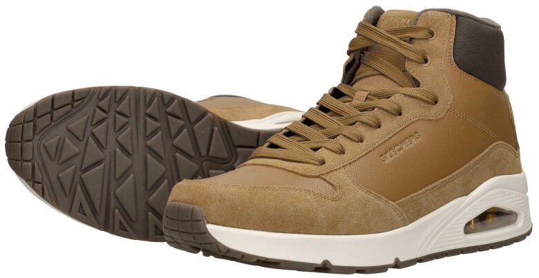 Skechers Sneakers Hoog middel bruin