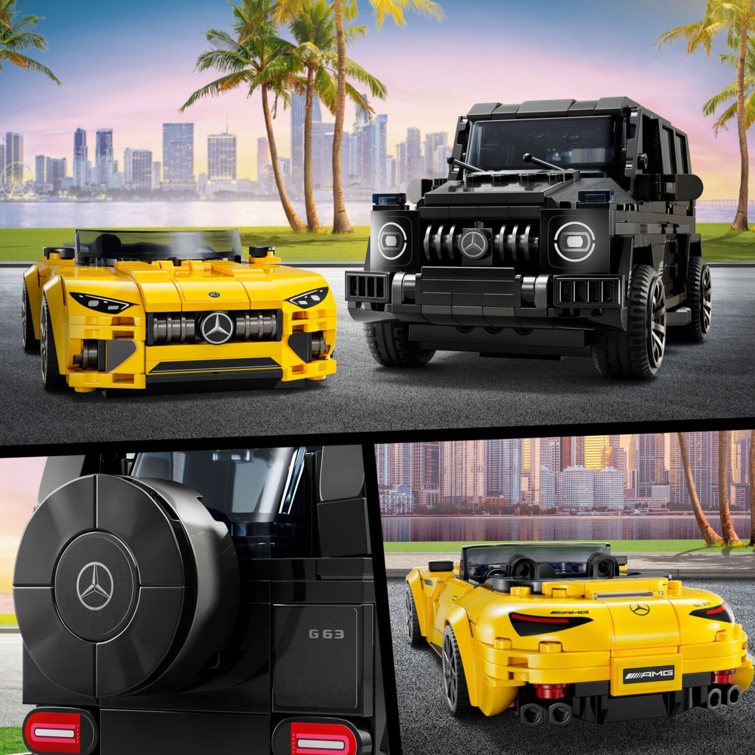 LEGO® Speed Champions 76924 Mercedes-AMG G 63 & Mercedes-AMG SL 63