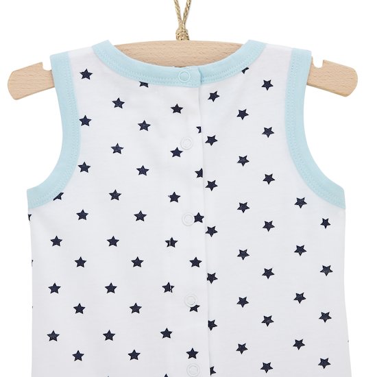 Summer Bodies Body combicourt Stars   Blanc/Bleu        de               P'tit bisou