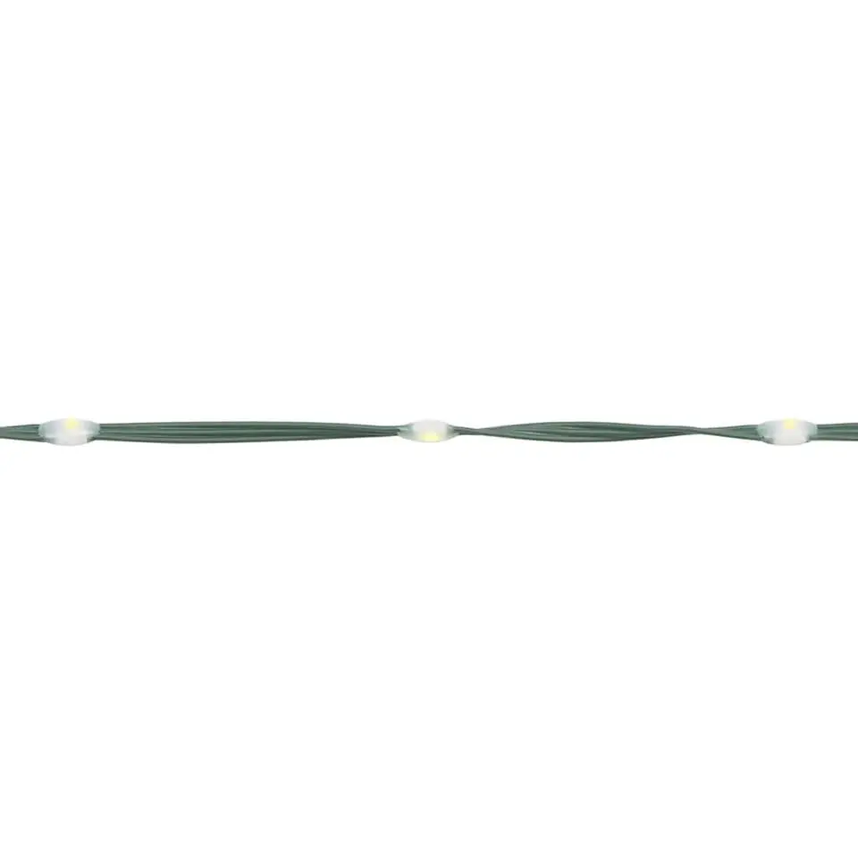 vidaXL - LED-kerstboom met spikes 1534 LEDs 166,5x500 cm - Warmwit - Koper