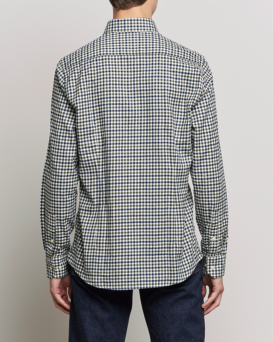 Barbour Lifestyle Finkle Gingham Flannel Shirt Olive