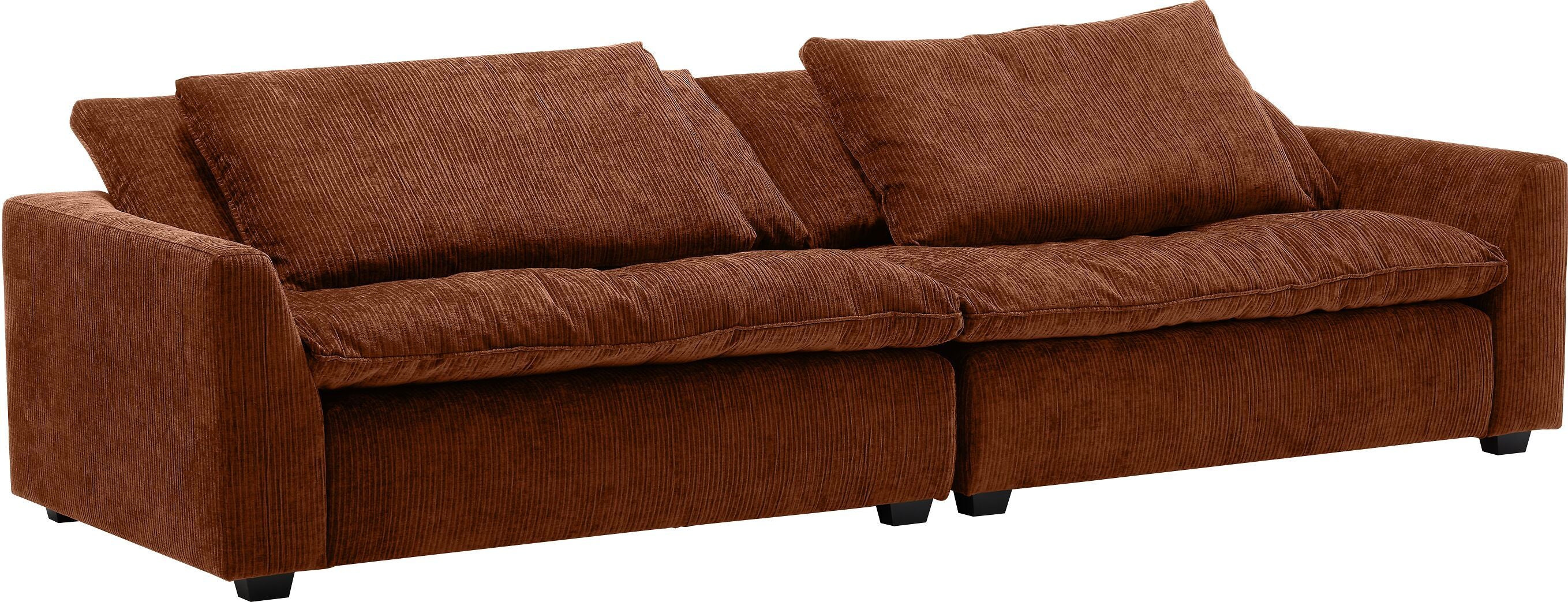 NOACK 3er-Sofa - Rost / B: 294.0 cm x T: 103.0 cm x H: 95.5 cm