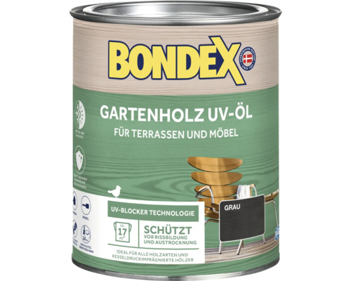 BONDEX houtolie grijs 0,75 l