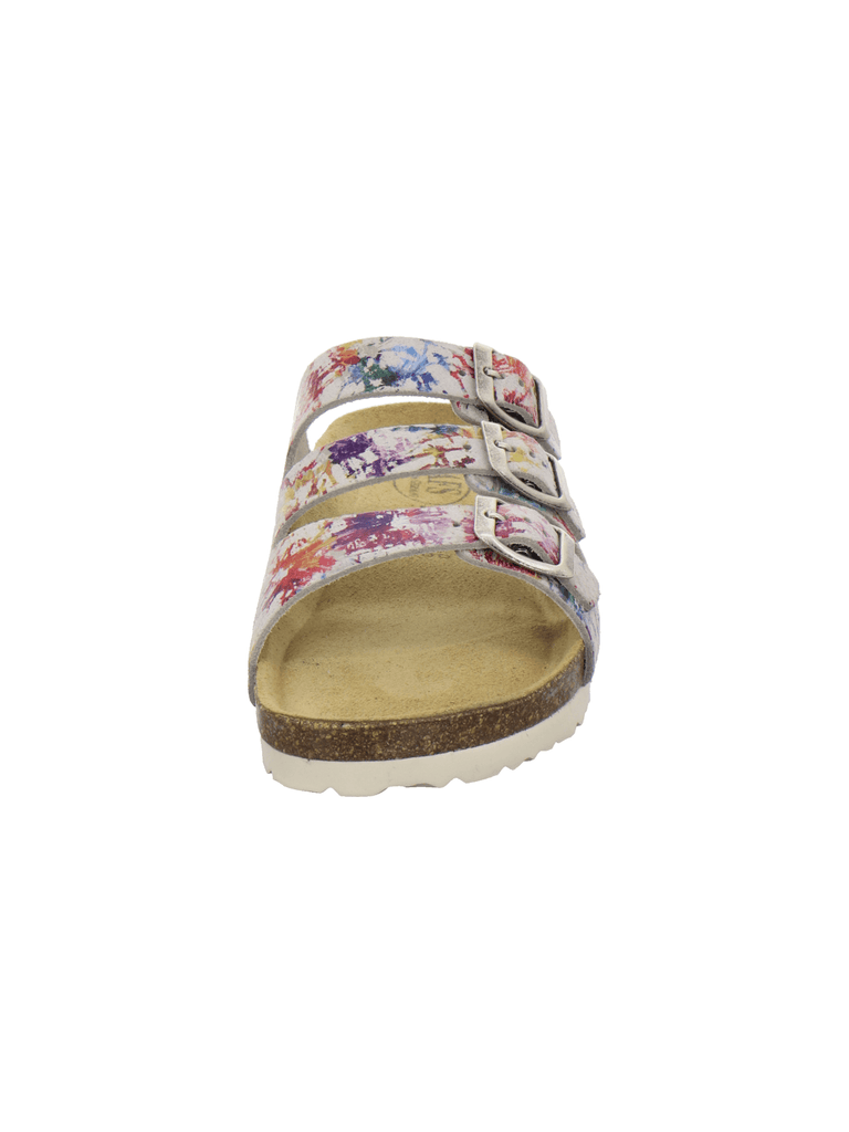 Pantoletten Damen Dreischnaller paint