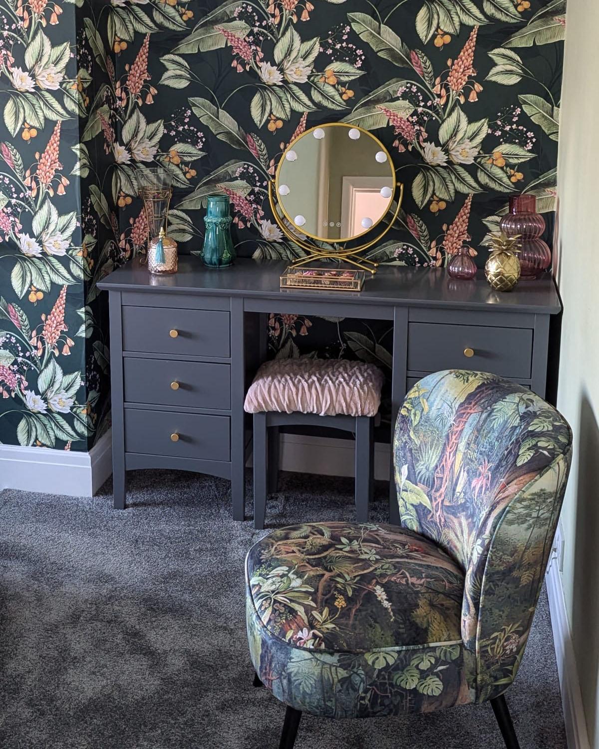 Fauteuil VOSS Stof Donkergroen