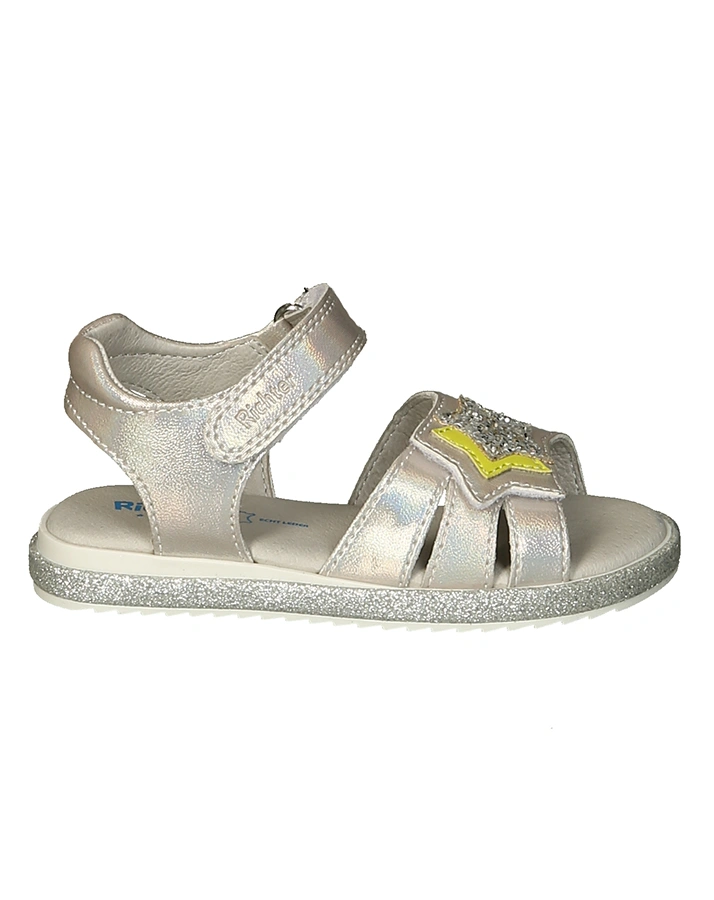 Sandalen LUCINDA GLITTER in silber metallic