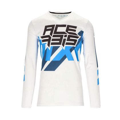 Maillot cross Acerbis X-FLEX THREE 2023 - Blanc / Bleu