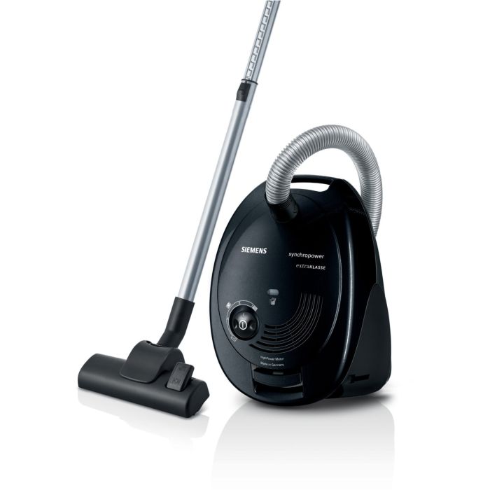 Siemens Staubsauger synchropower extraKlasse, VS06M312 Schwarz