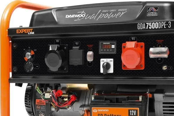 Daewoo GDA 7500DPE-3 6500 W 3-faset generator