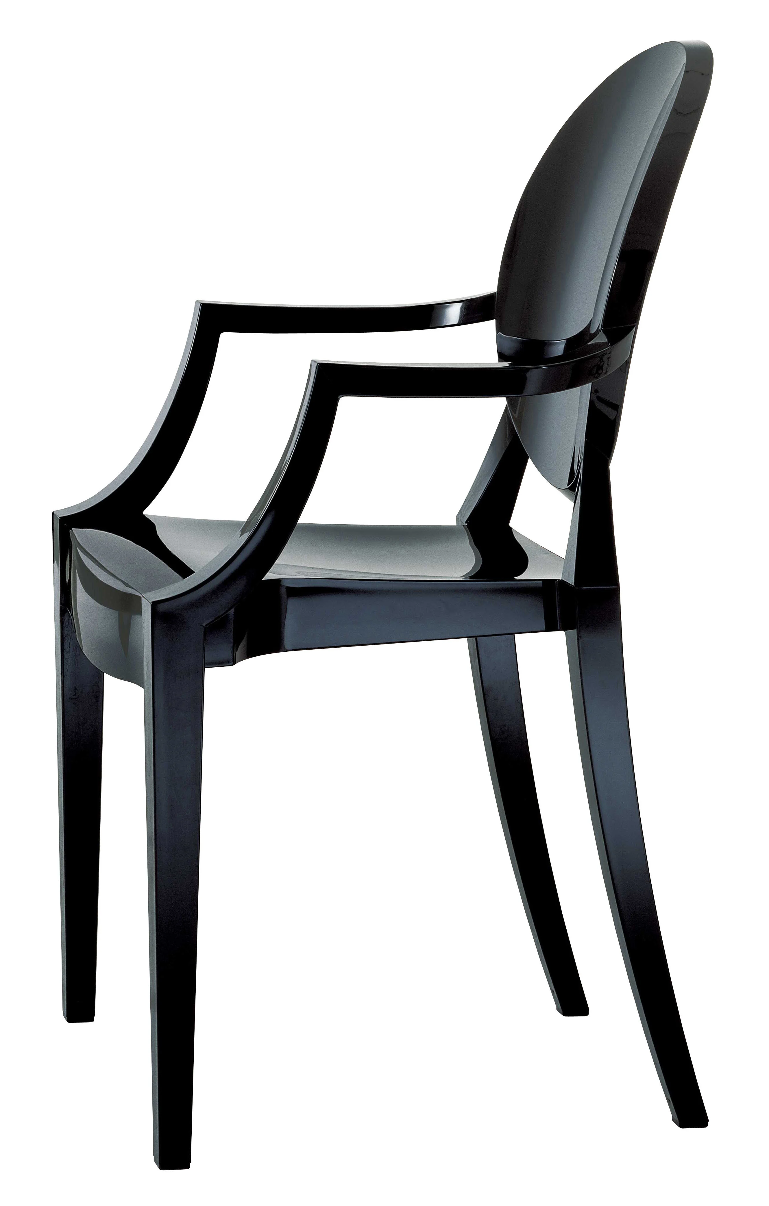LOUIS GHOST - Fauteuil empilable | Noir
