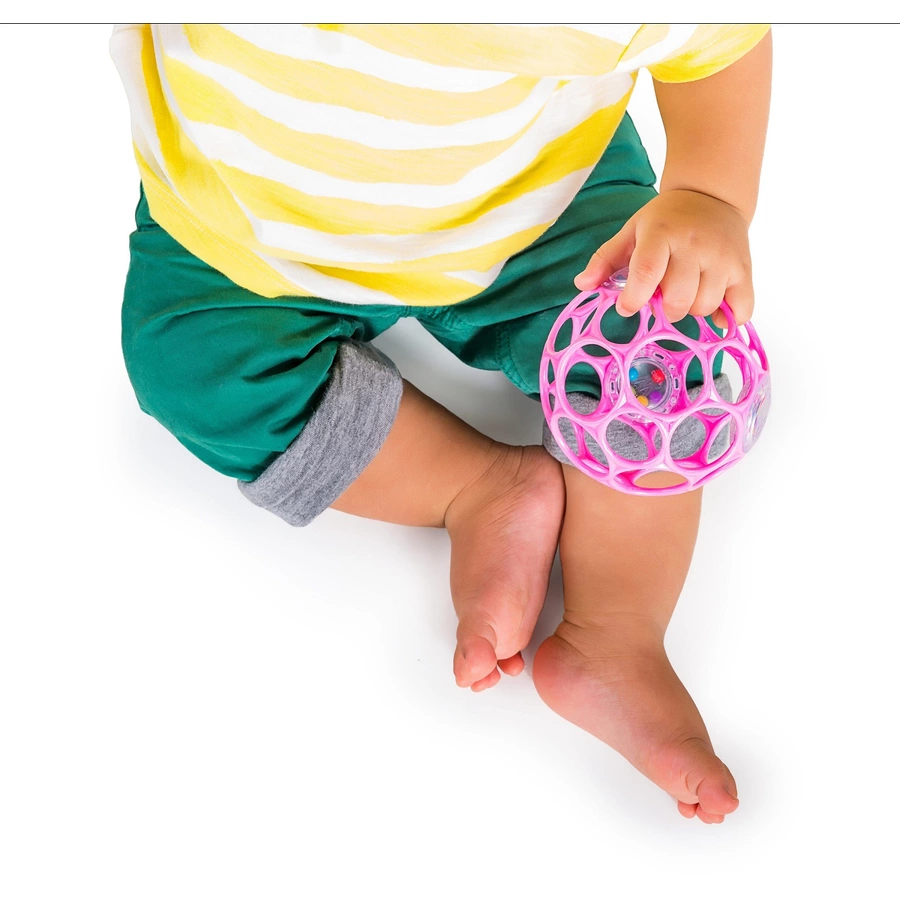Oball™ Rassel pink, 10 cm