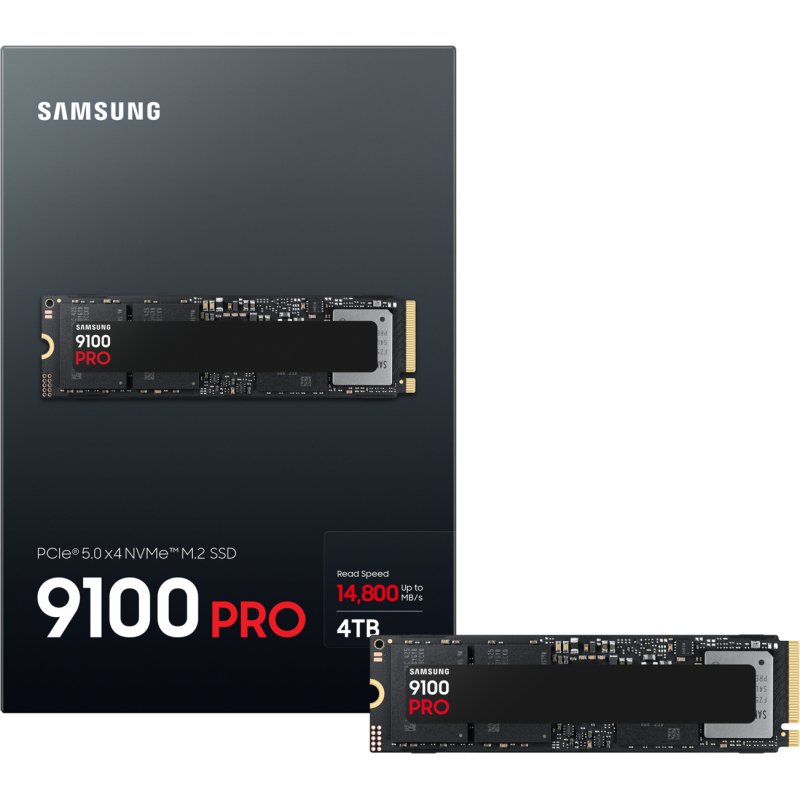 Samsung 9100 PRO PCIe® 5.0 NVMe™ M.2 SSD - 4 TB