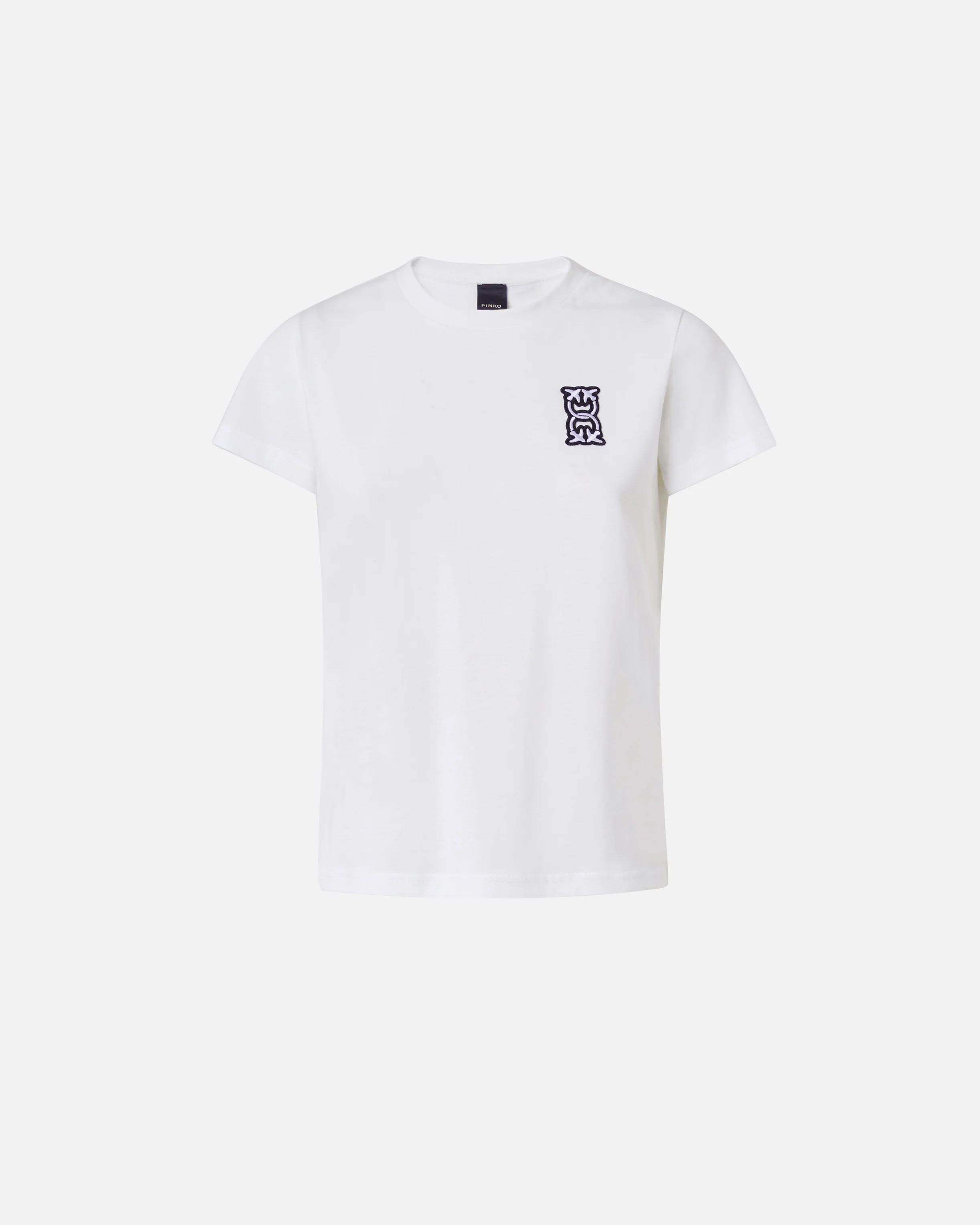 T-shirt avec appliqué monogram | Blanc
