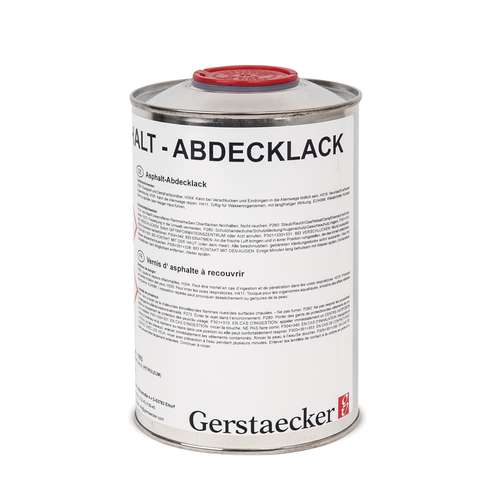 GERSTAECKER Asphalt-Abdecklack Hilfsmittel für Druckfarben