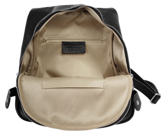 Cluty Cityrucksack echt Leder, Made in Italy
