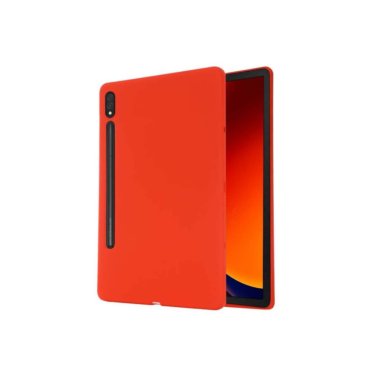 Liquid silikondeksel Samsung Galaxy Tab S9 Plus 12.4 - China Red