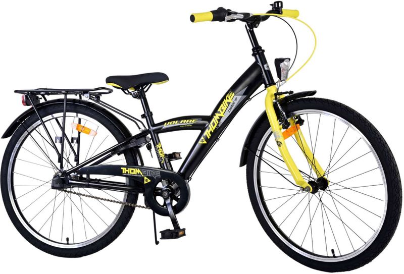 Volare Thombike Kinderfiets - Jongens - 24 inch - Geel - 3 versnellingen