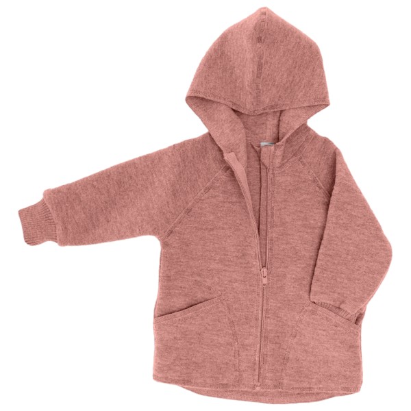 Engel - Veste zippée à capuche pour bébés - Veste en laine