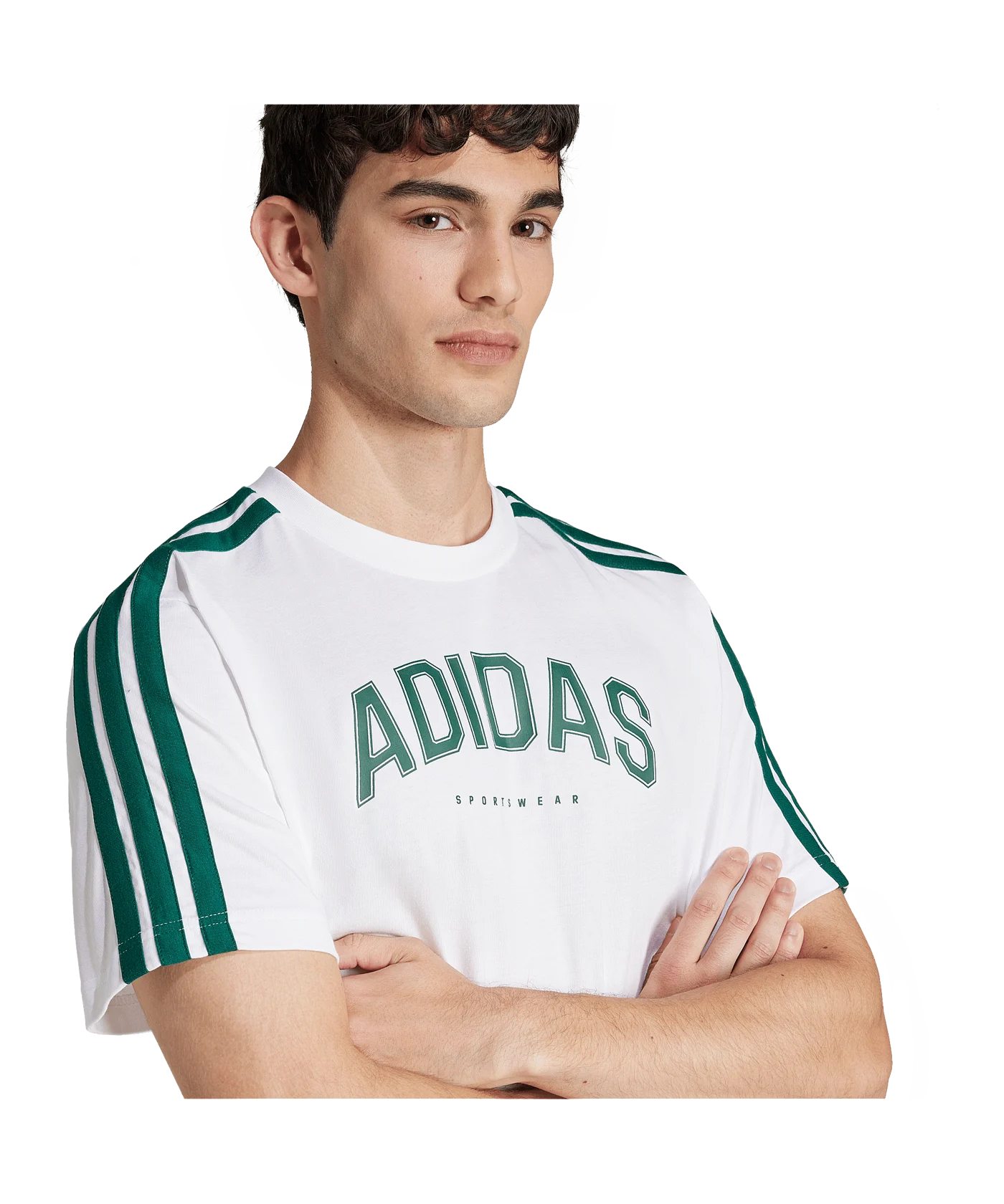 adidas Codes Collegiate Linear T-Shirt Weiss