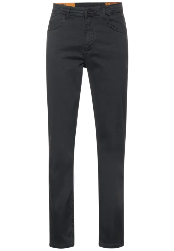 Slim Fit Hose mit Struktur - phantom grey