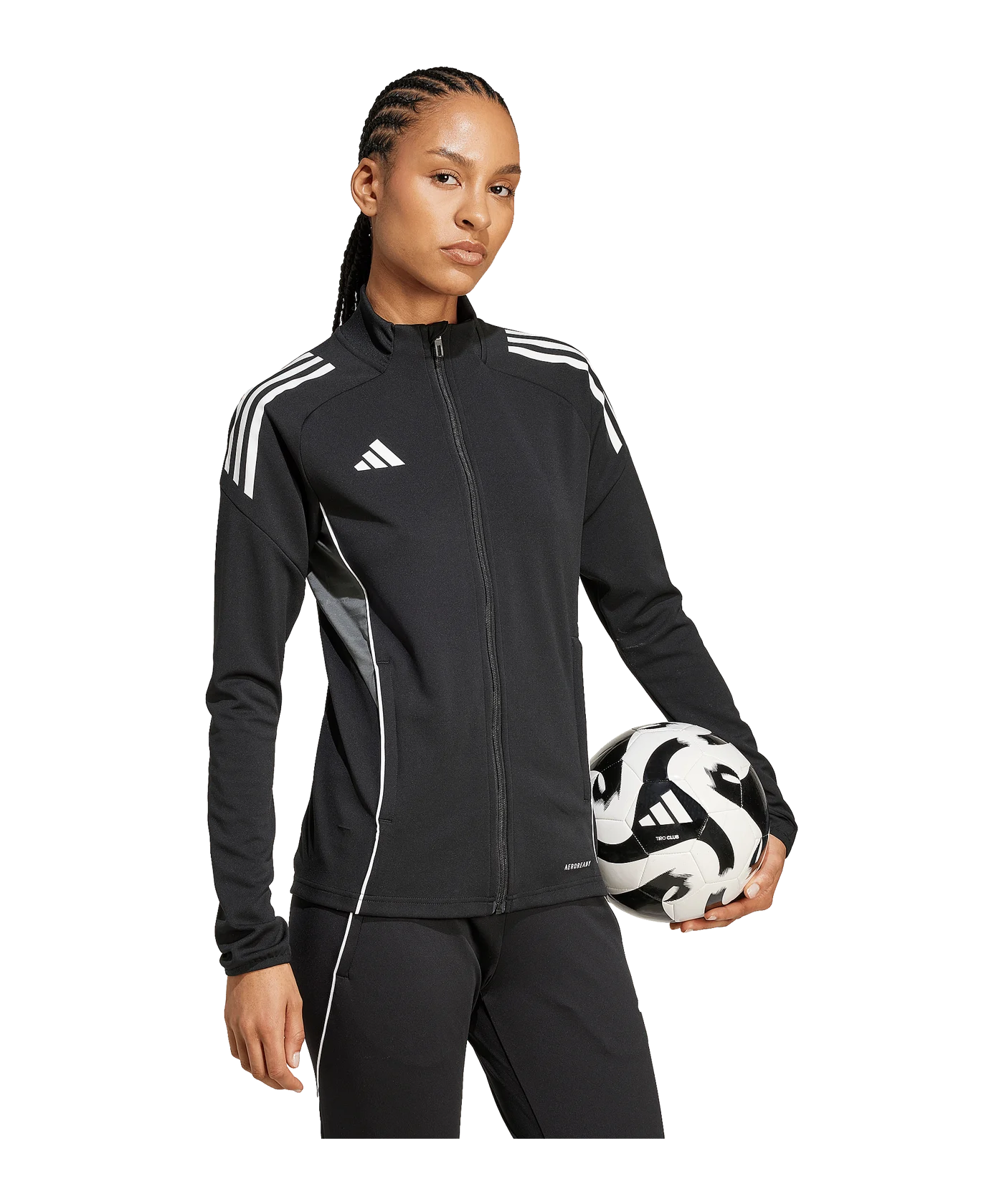 adidas Tiro 25 Competition Trainingsjacke Damen Schwarz