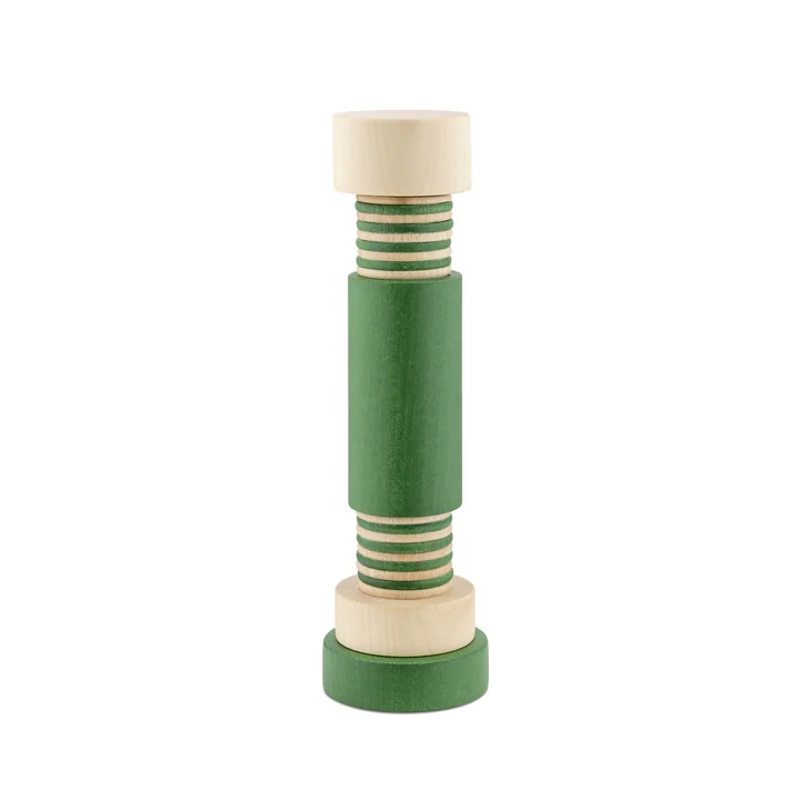 Alessi - Pfeffermühle MP0215, natur / grün