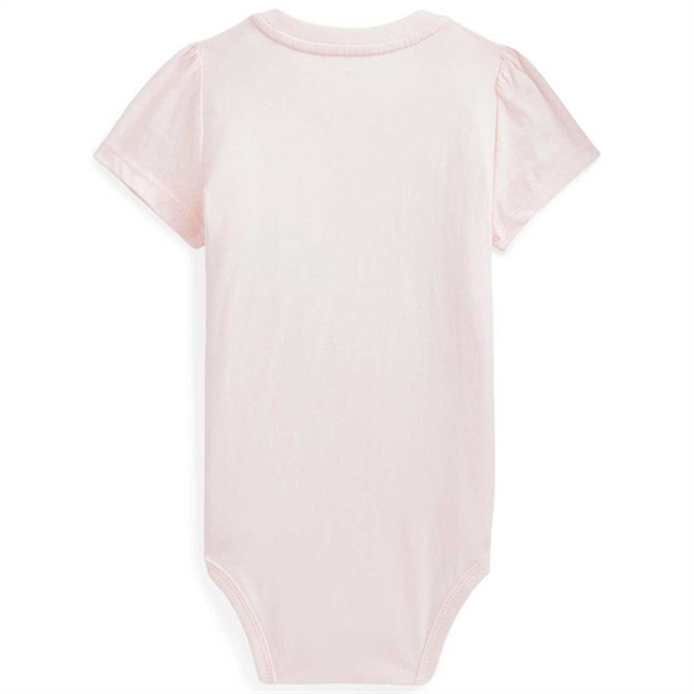 Køb Ralph Lauren Baby Girl Bodystocking Short Sleeved Delicate Pink
