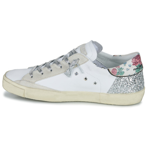 Philippe Model - PRSX LOW WOMAN Blanco / Rosa