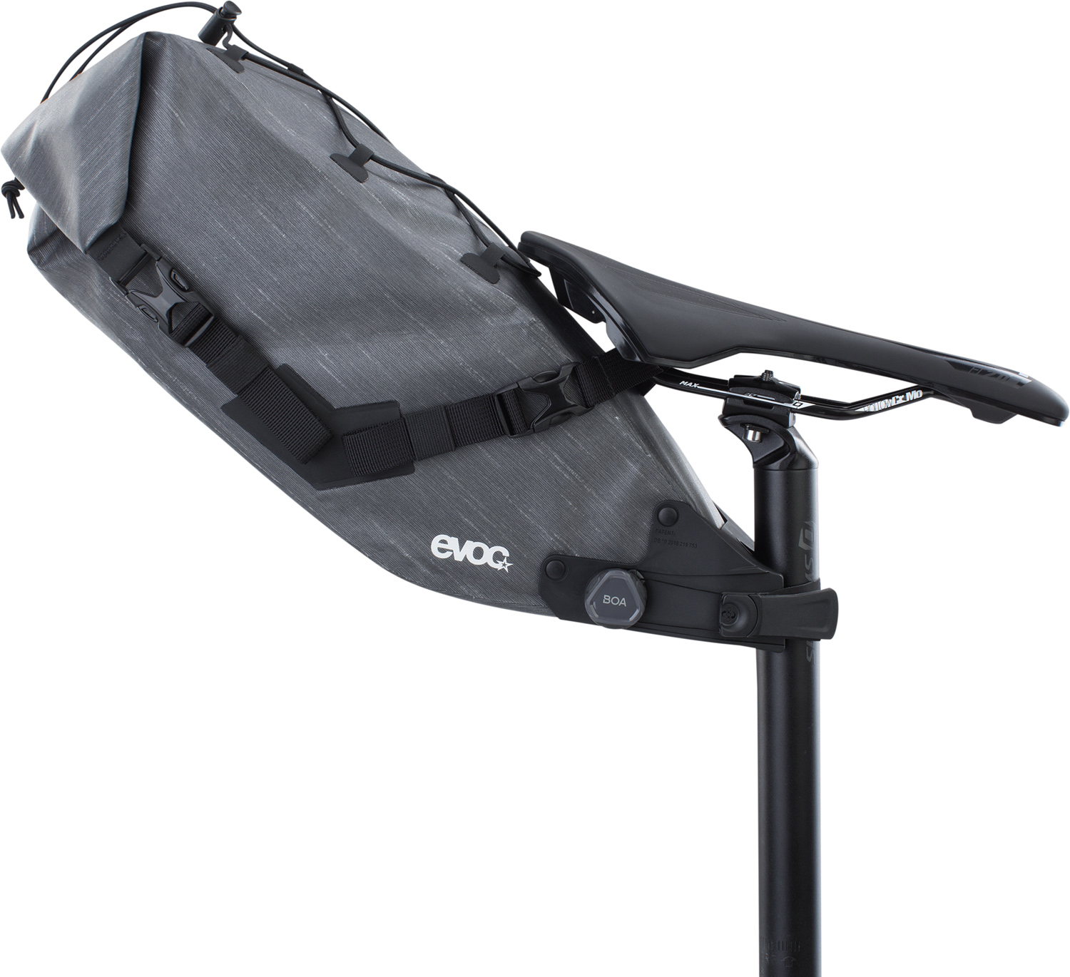 EVOC Seat Pack BOA WP Sadeltaske Carbongrå 6 L