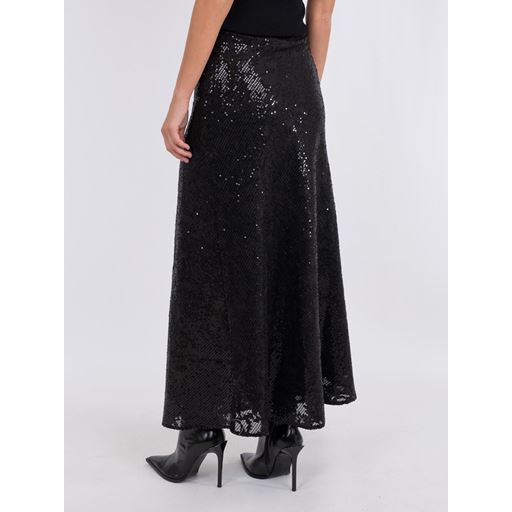 Neo Noir Vicky Sequins Nederdel, Sort, 36