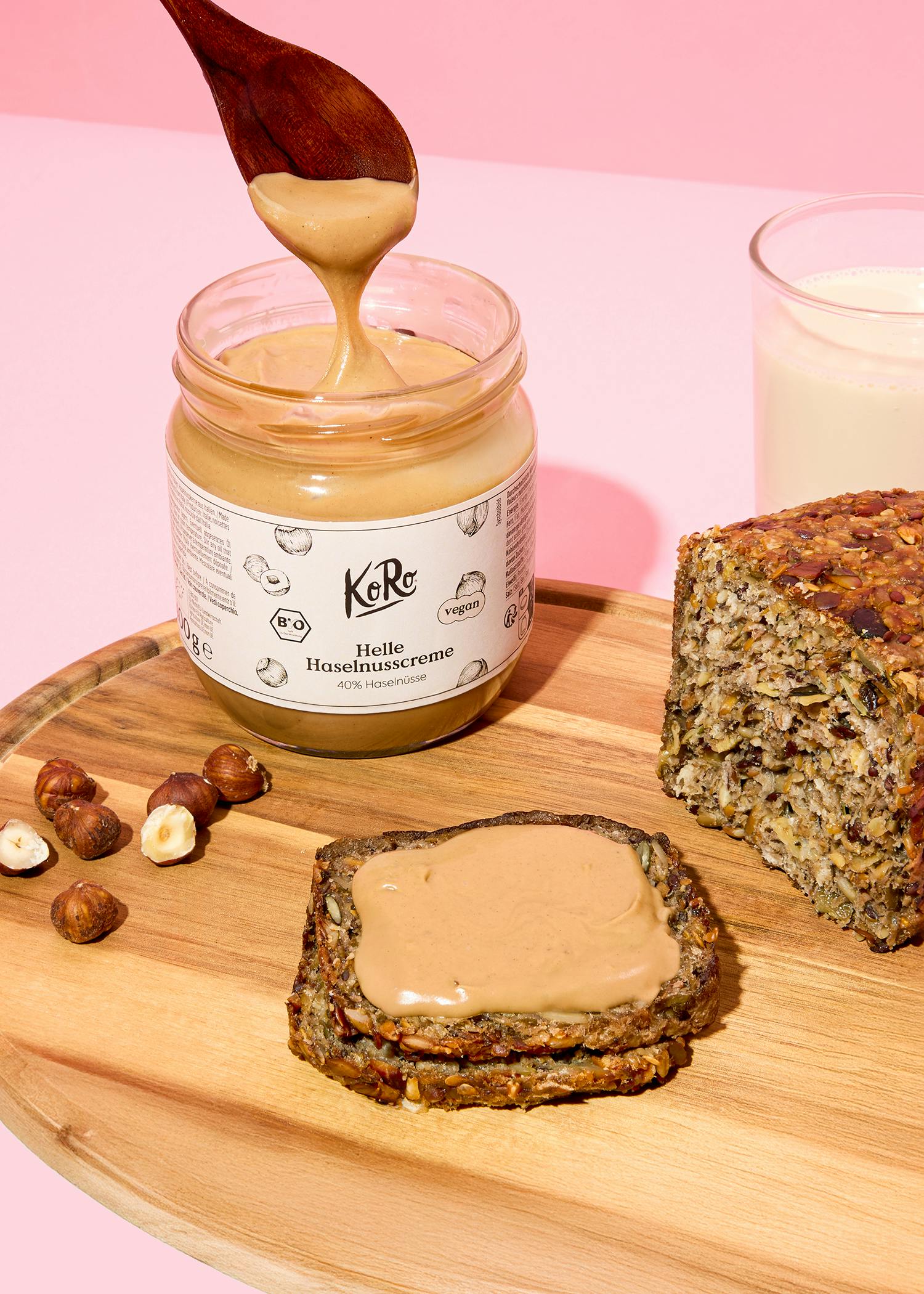 Helle Bio Haselnusscreme - Die „Buena Creme“ 400 g