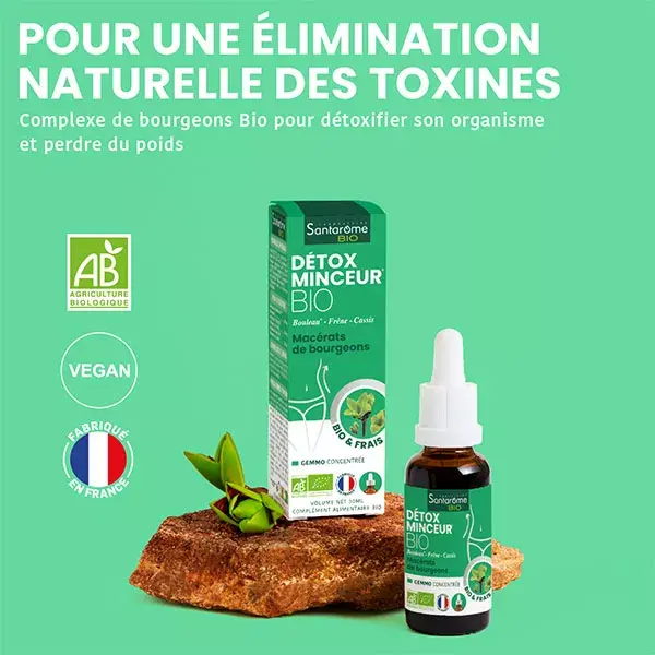 Santarome Bio - Complexo Orgânico de Emagrecimento e Desintoxicação - Frasco de 30ml