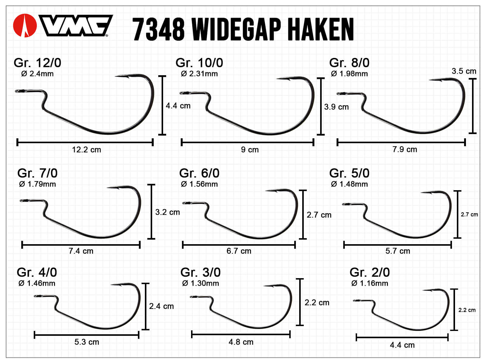 VMC Heavy Duty Wide Gap - Gr. 7/0
