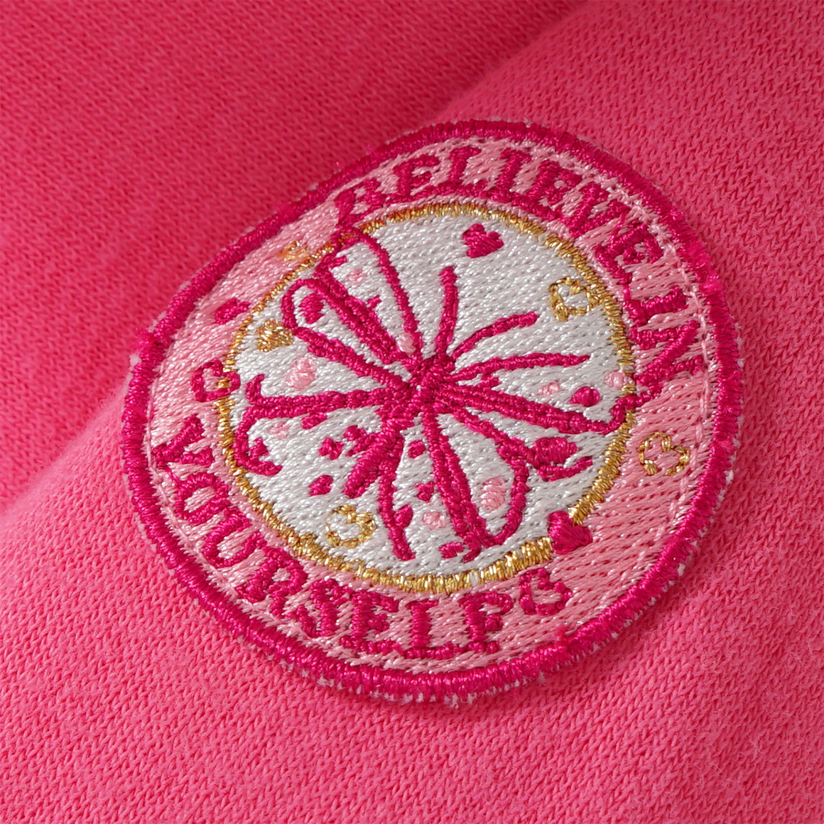 Yigga Mädchen Sweatjacke mit Kapuze pink / rosa