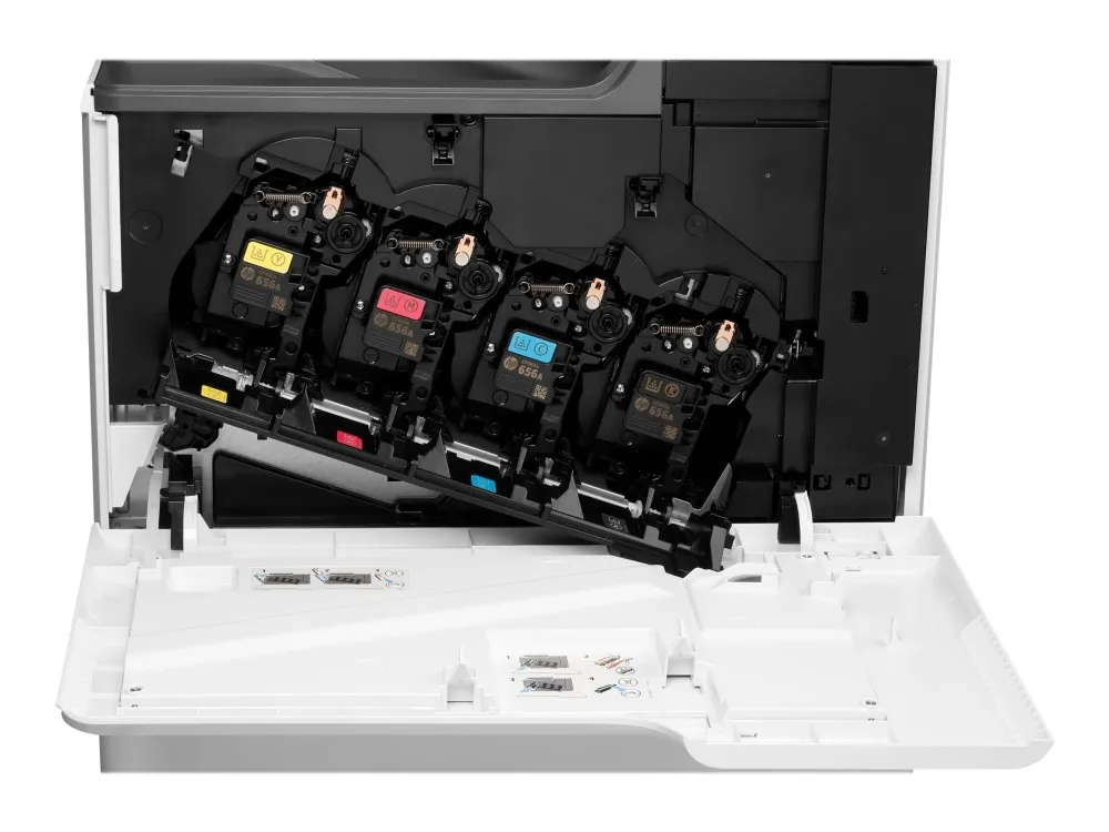 HP Color LaserJet Enterprise MFP M681dh - Multifunktionsprinter - farve - laser - 215.9 x 863.6 mm (original) - A4/Legal (medie) - op til 47 spm (kopiering) - op til 47 spm (udskriver) - 650 ark - USB 2.0, Gigabit LAN, USB 2.0 vært