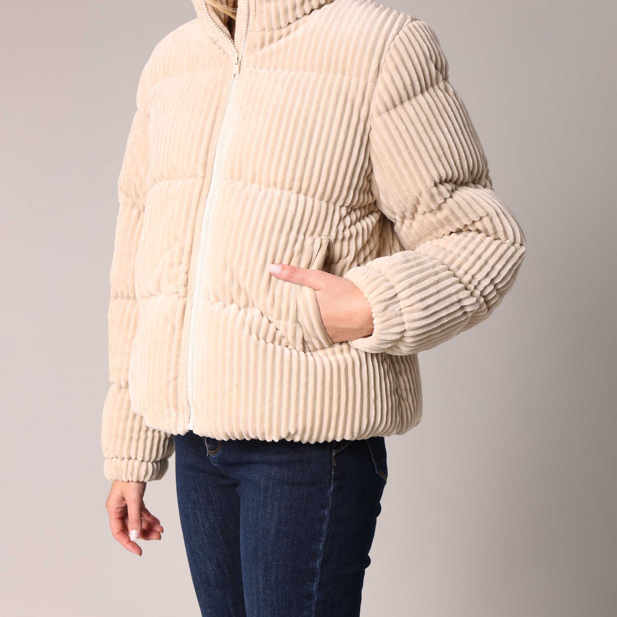 Doudoune Femme beige