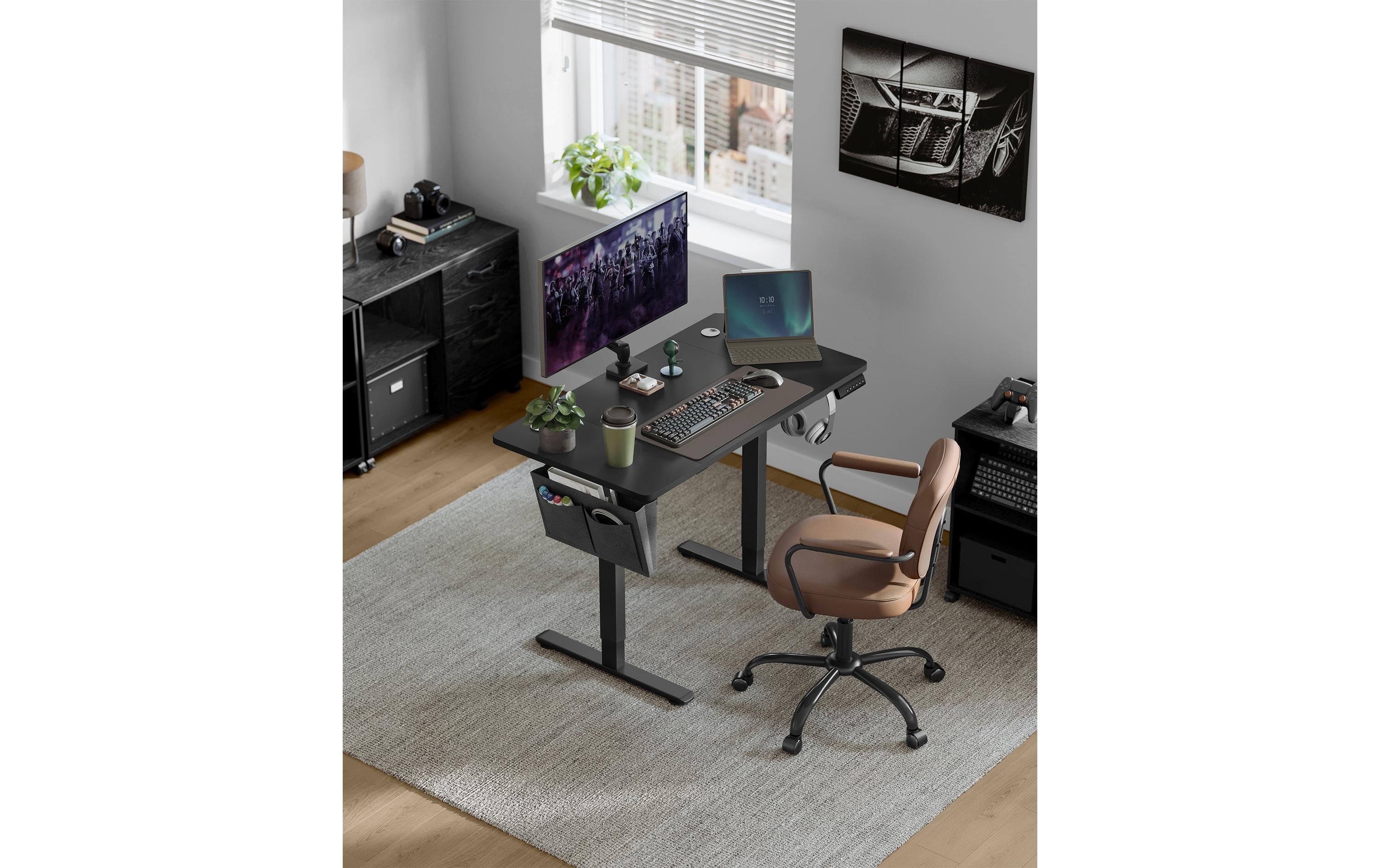 Stehtisch 120 x 60 cm, höhenverstellbar<br>Bürotisch